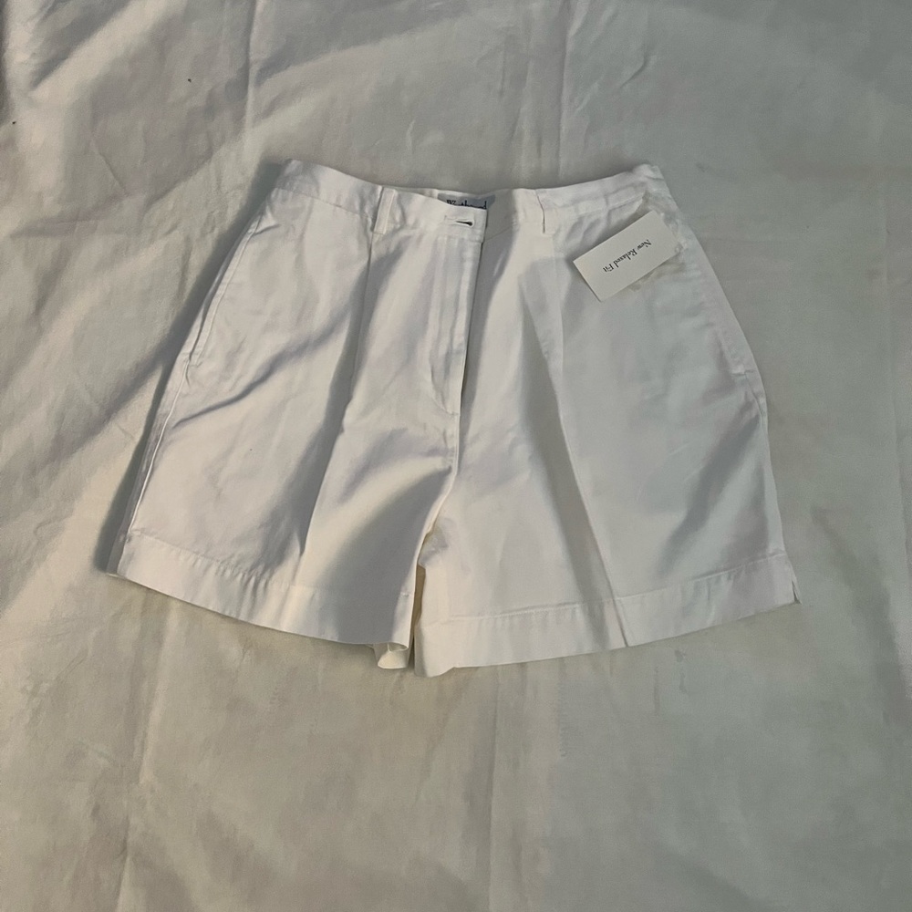 Westbound Petites White Cotton Shorts Size 14P New With Tags - Picture 8 of 9